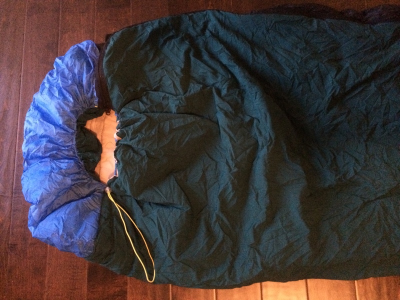 sleeping bag and compression sack